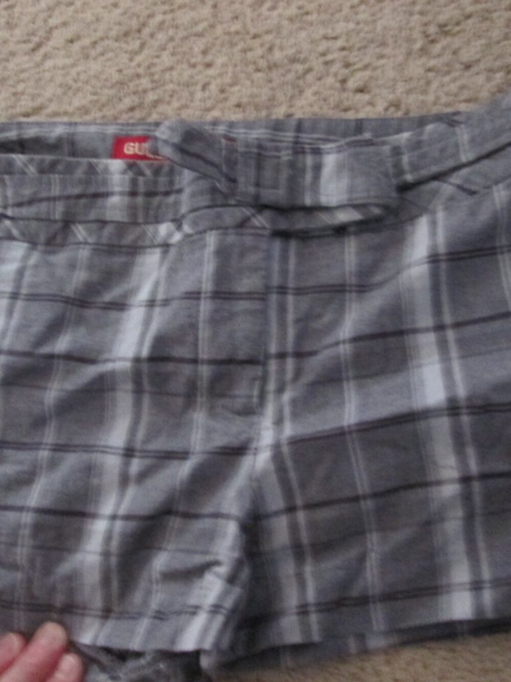 Shorts, 30, Guess Jeans authentic, Plaid Grays